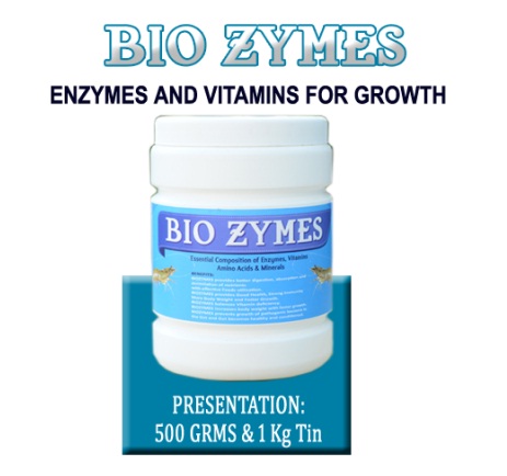 BIO ZYMES - ENZYMES AND VITAMINS FOR GROWTH
